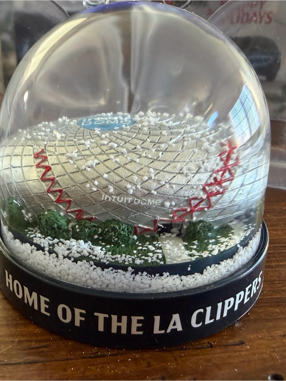 LA Clippers Basketball Snow Globe - Team Decor